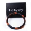 图片 Labbyway Microfiber Leather Auto Steering Wheel Cover- Car Universal 15-inch,Anti-Slip,Odorless,Four Seasons Universal (Brown)